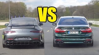 ALPINA B7 BITURBO vs MERCEDES AMG GT63 S 🚀 DRAG RACE🚀 [upl. by Wahlstrom]