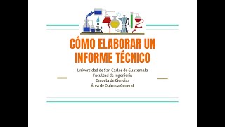 Cómo Elaborar un Informe Técnico – Tutorial [upl. by Adnarym]