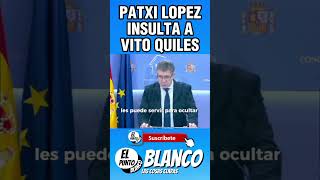 PATXI LOPEZ INSULTA A VITO QUILES shorts vitoquiles patxilopez vox abascal sanchez koldo [upl. by Lerud263]