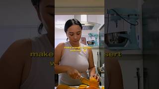 My pink mango dessert cookwithme mangodessert filipina tagalog minivlog [upl. by Groveman]