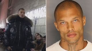 Hot Felon Jeremy Meeks Makes His Runway Debut At Fashion Week [upl. by Niloc]