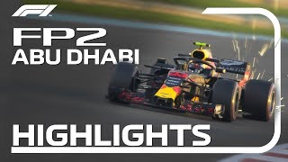 2018 Abu Dhabi Grand Prix FP2 Highlights [upl. by Tirzah]