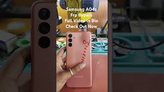 Samsung A04s Frp bypass Android 14  Binary U6 New Update 2024 shortvideo [upl. by Sidran39]