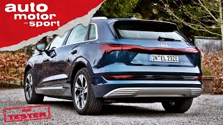 Audi etron Was kann der ElektroQuattro TestReview  auto motor und sport [upl. by Asilla]