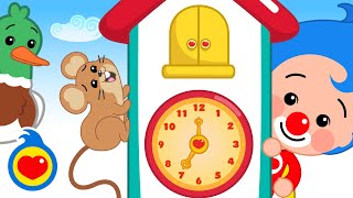 Hickory Dickory Dock de Animales  Canciones Infantiles  Plim Plim [upl. by Reg]