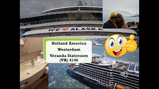 Westerdam Verandah Stateroom Tour 4146 Alaskan Cruise  What I liked and quoteven better ifsquot [upl. by Wilscam554]