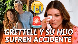 😭💔Grettell Valdez y su HIJO SUFREN FUERTE ACCIDENTE en carrera de Asia [upl. by Aeduj]