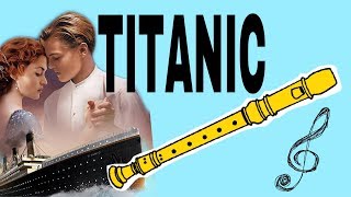 تعلم عزف تايتانك على آلة الريكوردر بسهولة How To Play Titanic On Recorder [upl. by Erna39]