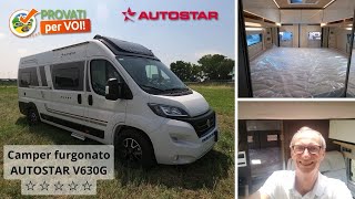 AUTOSTAR V630G camper furgonato van maxi garage e letto sollevabile a 5 stelle Provato per voi [upl. by Namrak]