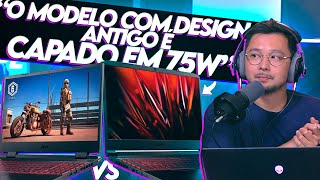 DIFERENÇAS IMPORTANTES entre o ACER NITRO 5 RTX 3050 com Intel Core 11ª geração e 12ª geração [upl. by Henden780]