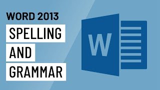 Word 2013 Spelling and Grammar [upl. by Yaker]