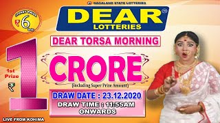 LOTTERY SAMBAD DEAR MORNING 1155AM 231220 LOTTERY LIVE KHELA NAGALAND LOTTERY RESULT TODAY DRAW [upl. by Ayatnohs]