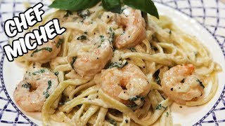 Fettuccine aux crevettes [upl. by Cathleen533]