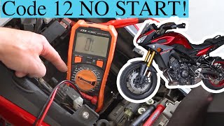 Crank Position Sensor Inspection for MT09 FJ09 FZ09  No Start Solution [upl. by Iramat]