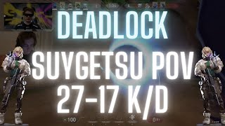 NAVI Suygetsu POV Deadlock on Ascent 2717 KD VALORANT Pro POV [upl. by Ainehs602]