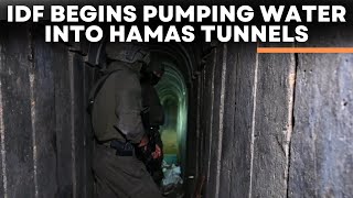 Hamas Tunnels LIVE  Israel Begins Pumping Sea Water Into Hamas Tunnels In Gaza  Israel War LIVE [upl. by Eiryt]