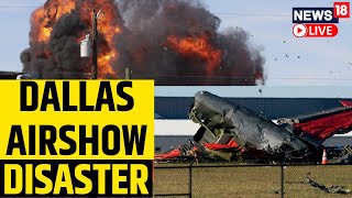 Dallas Airshow 2022 Crash LIVE  Two Historic Military Aircraft Collided And Crashed  English News [upl. by Ytsirc247]