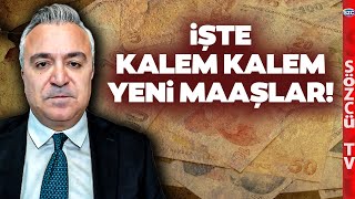 Asgari Ücret Emekli Memur Özgür Erdursun Yeni Zamlı Maaşları Kalem Kalem Hesapladı [upl. by Cichocki868]