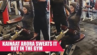 Kainaat Arora Sweats It Out In The Gym [upl. by Cullin]