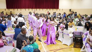 Best Wedding Entrance Dance  Kiff No Beat  Étonné Claude and Nadia Wedding Buffalo NY [upl. by Schach94]