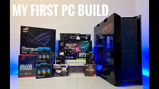 My First Gaming PC Build Asus ROG Build [upl. by Spieler]