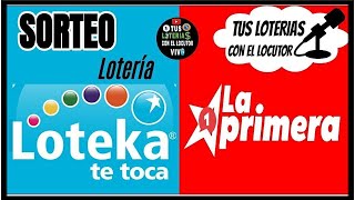 Sorteo LOTEKA TE TOCA LA PRIMERA En VIVO de hoy lunes 8 de abril del 2024 loteka envivo [upl. by Hailee]