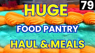 FRUGAL LIVING amp Food Pantry Haul 2024  Frugal Living Food Haul  FOOD BANK  Food Pantry Haul Video [upl. by Ianaj657]