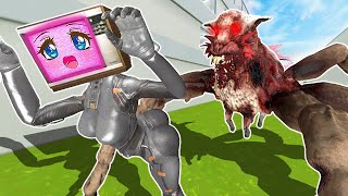 TV WOMAN VS ZOOCHOSIS MUTANT SHEEP SPIDER In Garrys Mod [upl. by Sadirah473]