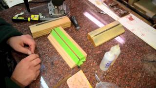 DIY fret file for fretting luthier custom tools for guitar building [upl. by Leinahtan]