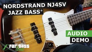 Nordstrand NJ4SV Jazz Bass® Pickup Set Demo [upl. by Mafalda210]