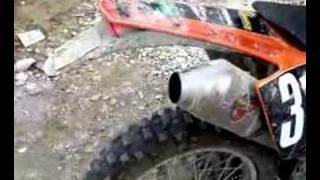 KTM 400 Sound Echappement EXC AKRAPOVIC [upl. by Stephie88]