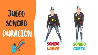 3 JUEGO SONORO DURACIÓN para niños  El arcoíris de Marla  Oído 1 [upl. by Bonnice]