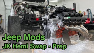 Jeep Wrangler JK Hemi Swap Prep Ep 7 [upl. by Pomcroy]