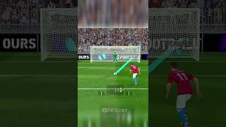 Czechs 🇨🇿 🇨🇿 penalty kick P Schick Goal in pes efootball efootball2024 pesmobile shortvideo [upl. by Nylirek]