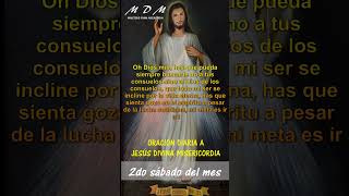 2do sábado del mes Oración diaria a Jesús misericordioso divinamisericordia oracion fe [upl. by Noland]