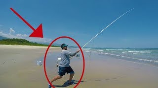 NÃO PERCA MAIS PEIXE COM ESSA DICA SIMPLES DE PESCA DE PRAIA  SURFCASTING [upl. by Thaxter]