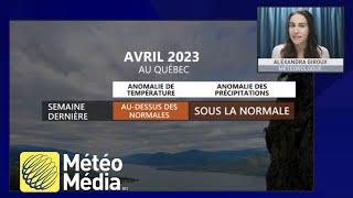 Prévisions MétéoMédia  Changement de régime au Québec [upl. by Schiff]