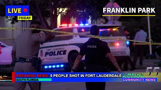 5 people shot up at Franklin Park hood the warzone of Fort Lauderdale [upl. by Rhiamon]