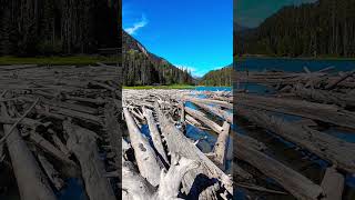 Duffey Lake Provincial Park BC Canada 🇨🇦 lake mountains nature travel hiking beautiful [upl. by Nabala]