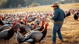 Como Funciona Una Planta de Produccion Moderna de Cria de Pavos Para Procesar Su carne [upl. by Soalokcin]