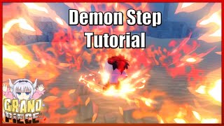 GPO How to Use Diable Jambe the Correct Way Demon Step Tutorial [upl. by Nnairrek866]