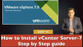 How to install vSphere vCenter Server7 step by step guide  VMware vSphere 7 [upl. by Jacquenetta]