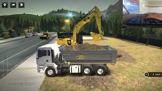 construction simulator 3 gameplay walkthrough  FREE STYLE DIGGING BIG CAT [upl. by Nor]