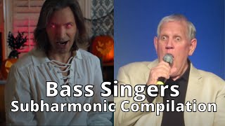 Bass singers subharmonic compilation Bb1B0 [upl. by Morse]