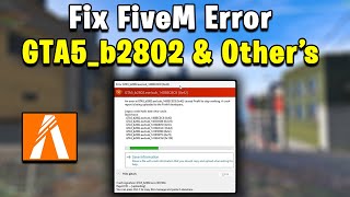 How To Fix FiveM Error GTA5b2802exesub1408EC8C8 0x42 EASY FIX [upl. by Necyrb264]