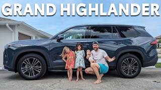 A Family Sized FuelSipping Powerhouse  2024 Toyota Grand Highlander Review [upl. by Bashee]