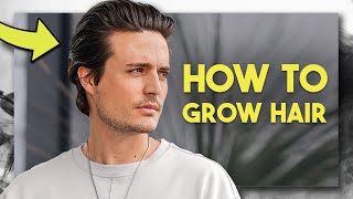 6 Steps To Grow Your Hair  What I Learned With 0 Haircuts  Mens Hair 2021 [upl. by Marla]