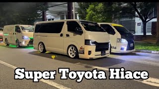 Super toyota hiace van  toyota kdh modified [upl. by Ainimre]