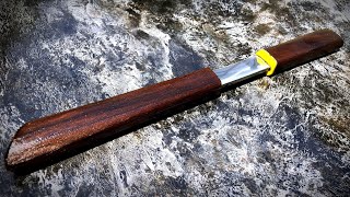 knife making from rusty rebar [upl. by Leboff797]