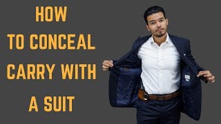 How to Conceal Carry With A Tailored Suit [upl. by Stets344]